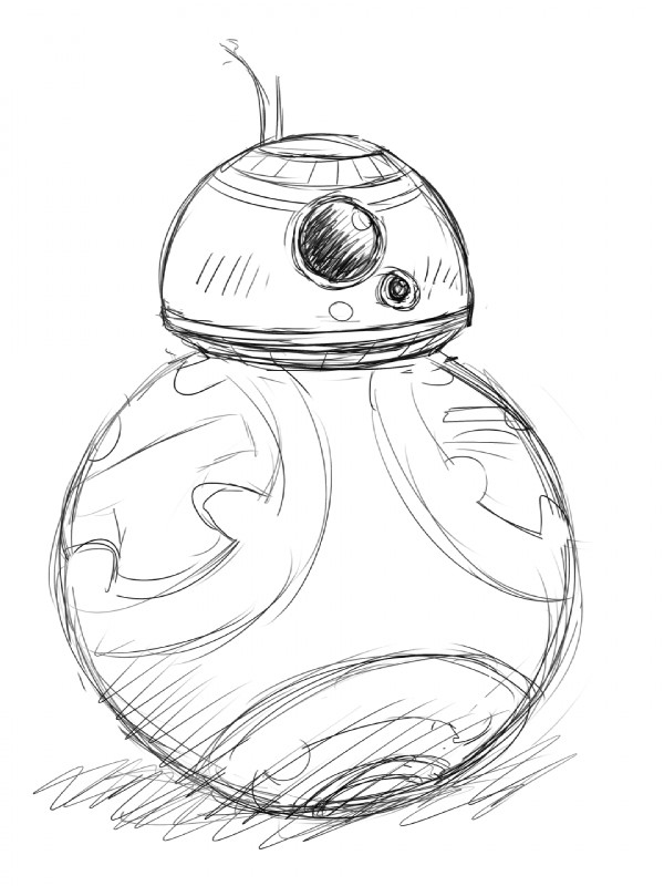 bb-8 (star wars) created by hladilnik