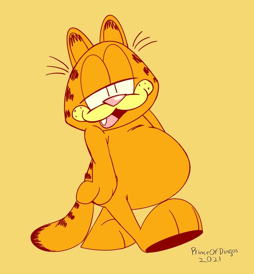 garfield the cat (garfield (series)) created by princeofdingos