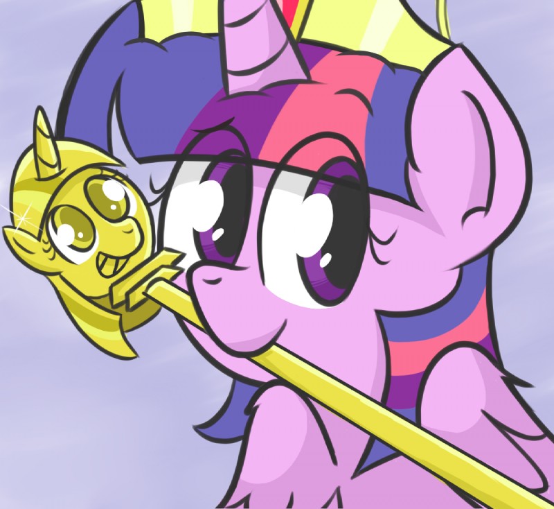 twilight scepter and twilight sparkle (friendship is magic and etc) created by diamondsword11