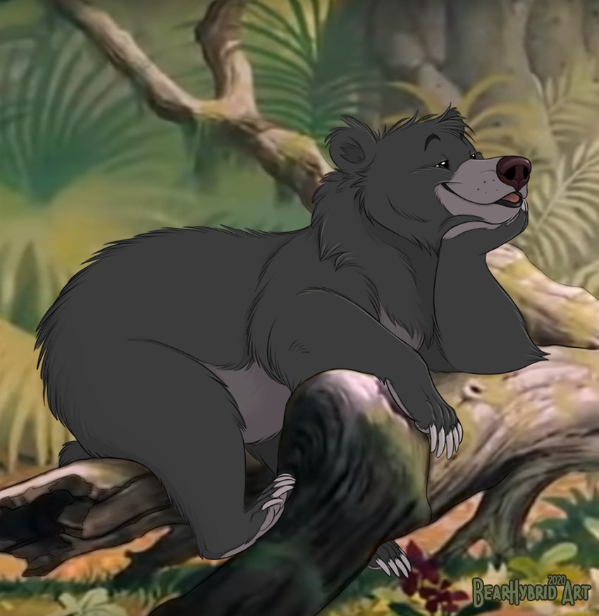 baloo (the jungle book and etc) created by bearhybrid