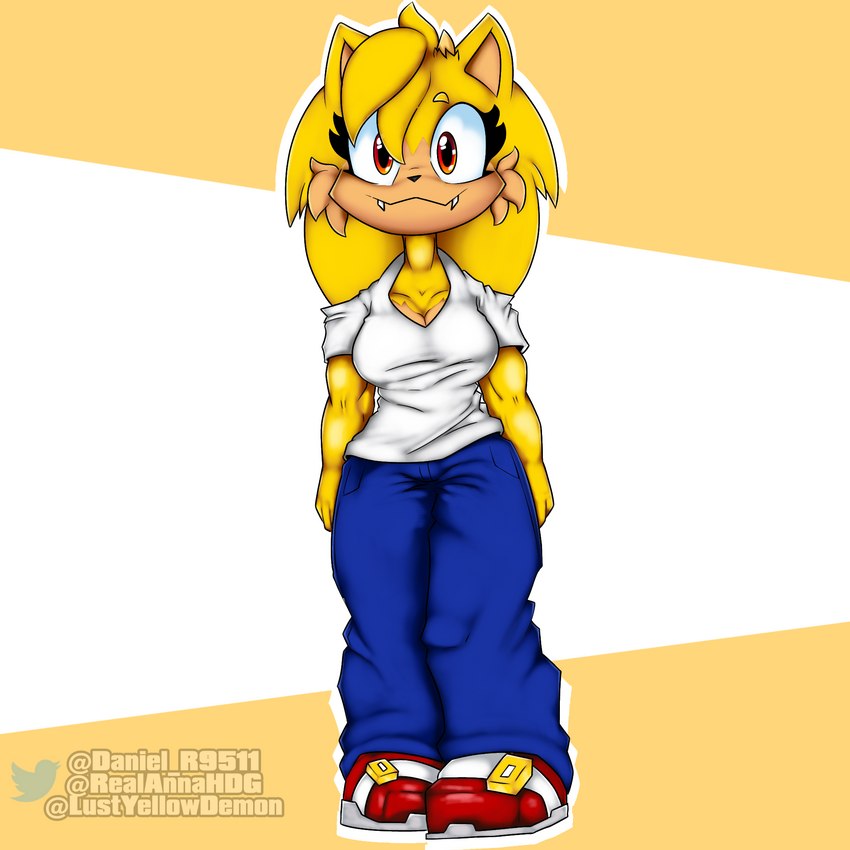 annabelle the hedgehog and fan character (sonic the hedgehog (series) and etc) created by danielgamr95