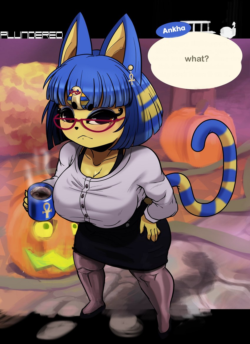 ankha (animal crossing and etc) created by plundered and third-party edit