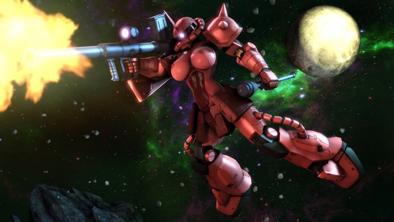 alternate_species armor breasts clothed clothing female humanoidized machine mecha nipples not_furry solo space topless muetank gundam ms-06s_zaku_ii_(gundam) humanoid mobile_suit robot robot_humanoid 16:9 3d_(artwork) digital_media_(artwork) hi_res source_filmmaker_(artwork) widescreen