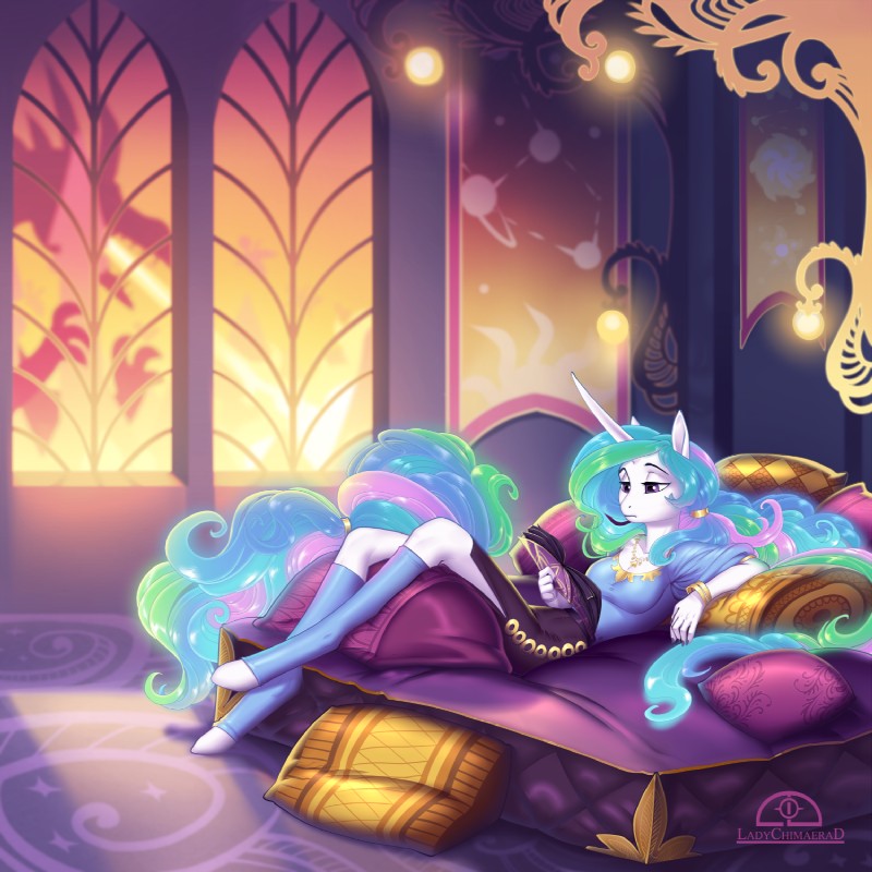 princess celestia (friendship is magic and etc) created by ladychimaera