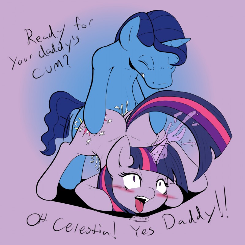 night light and twilight sparkle (friendship is magic and etc) created by slashysmiley