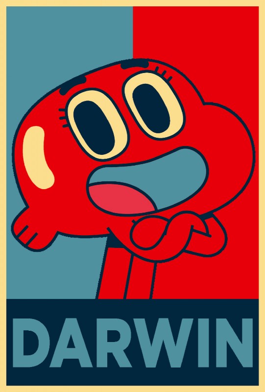 darwin watterson (the amazing world of gumball and etc) created by osopod2