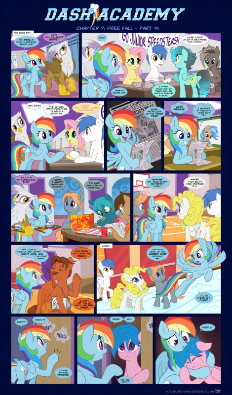 princess celestia, rainbow dash, surprise, firefly, fluttershy, and etc (friendship is magic and etc) created by sorc