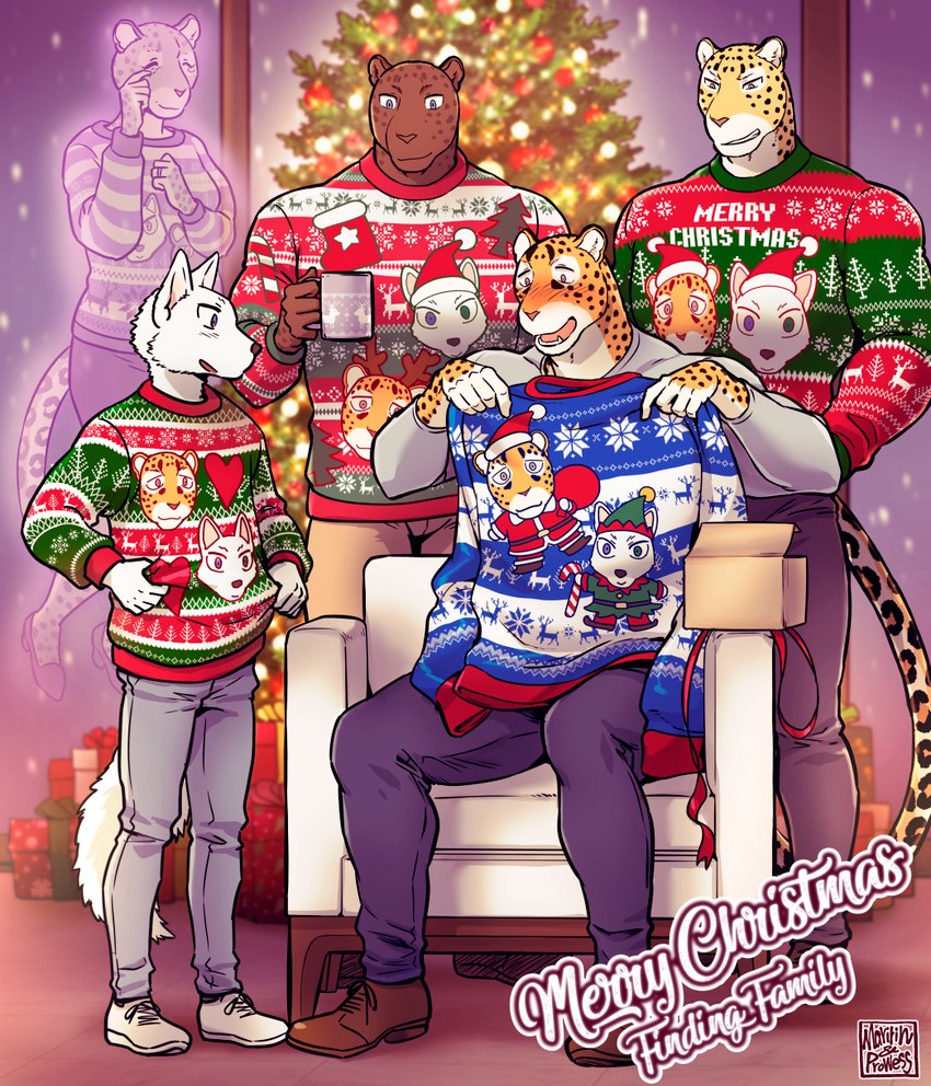 elias, johnathan fretchman, tobias fretchman, and tyson clawing (christmas) created by maririn