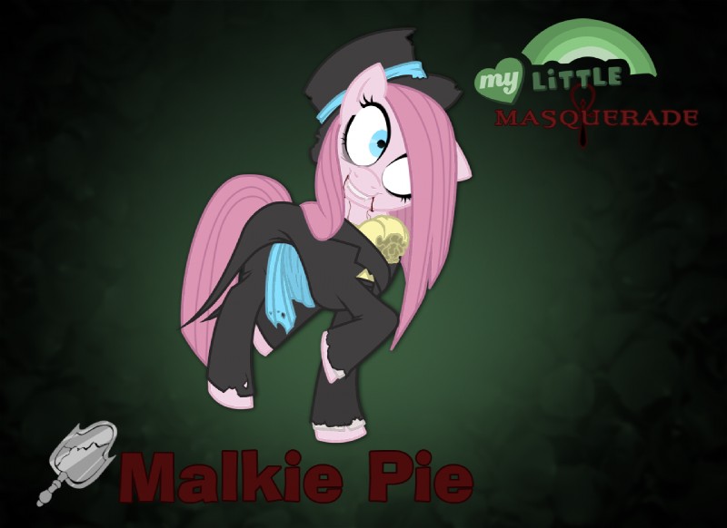 clothed clothing female feral grin quadruped smile solo rhanite friendship_is_magic hasbro my_little_pony vampire_the_masquerade white_wolf_publishing world_of_darkness_(series) pinkamena_(mlp) pinkie_pie_(mlp) earth_pony equid equine horse mammal pony