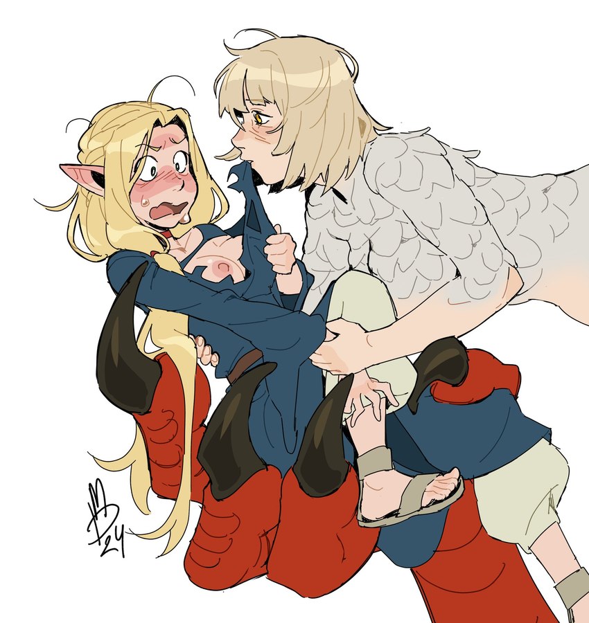 falin touden and marcille donato (delicious in dungeon and etc) created by mildough