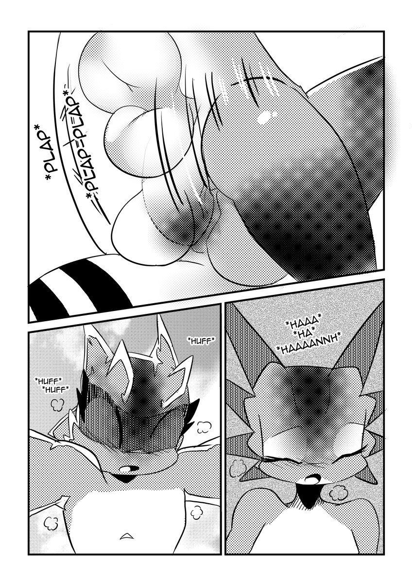 anal anal_penetration anthro balls big_balls big_penis blush duo genitals huge_balls huge_penis hyper hyper_balls hyper_genitalia hyper_penis male male/male penetration penis screentone silhouetted_body white_crest_(artist) taboo_tails_(copyright) eraxa_(character) oasis_(character) allosaurid allosaurus dinosaur ornithischian pachycephalosaurid pachycephalosaurus prehistoric_species reptile scalie theropod absurd_res comic hi_res monochrome