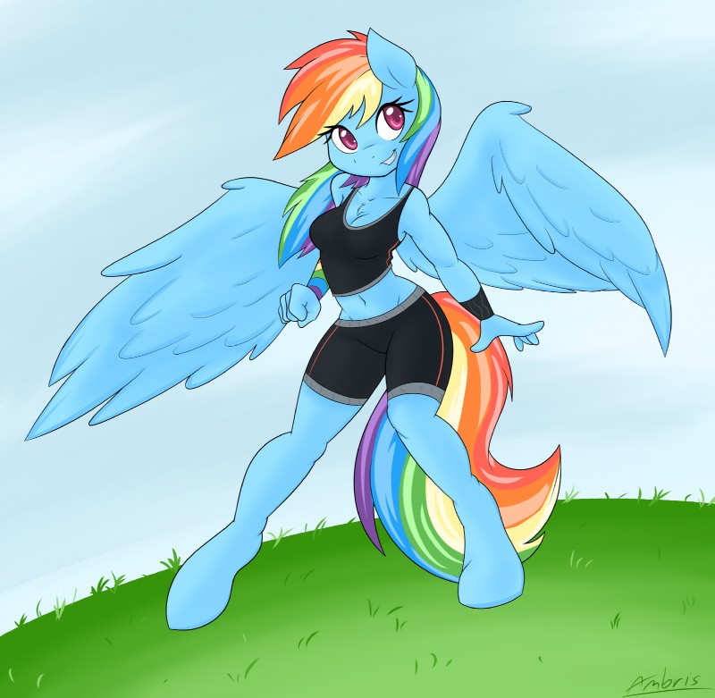 rainbow dash (friendship is magic and etc) created by ambris