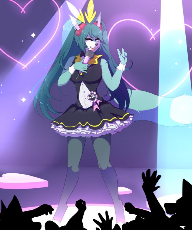 divafox, fan character, and hatsune miku (project diva and etc) created by here-kitty-kitty