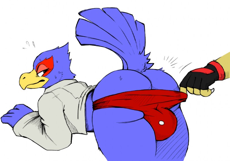 falco lombardi and fox mccloud (nintendo and etc) created by caraiothecario, daftpatriot, and third-party edit