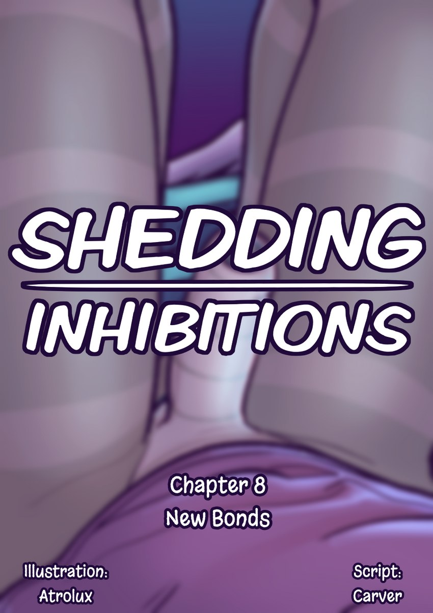 anthro clothing erection foreskin genitals humanoid_genitalia humanoid_penis legs_up male penis purple_clothing purple_shirt purple_topwear shirt solo text topwear underwear atrolux amon_(atrolux) reptile scalie snake 2022 comic cover cover_art cover_page hi_res