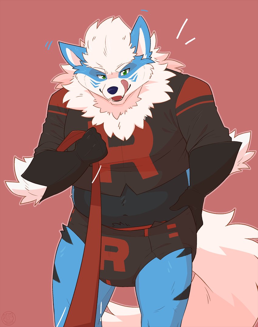 anthro belly bulge clothing diaper dominant dominant_male first_person_view fluffy fluffy_tail leash leashed_pov licking licking_lips male overweight overweight_anthro overweight_male solo tail team_rocket_uniform tongue tongue_out uniform yuniwolfsky nintendo pokemon team_rocket fan_character wintie arcanine generation_1_pokemon pokemon_(species) hi_res