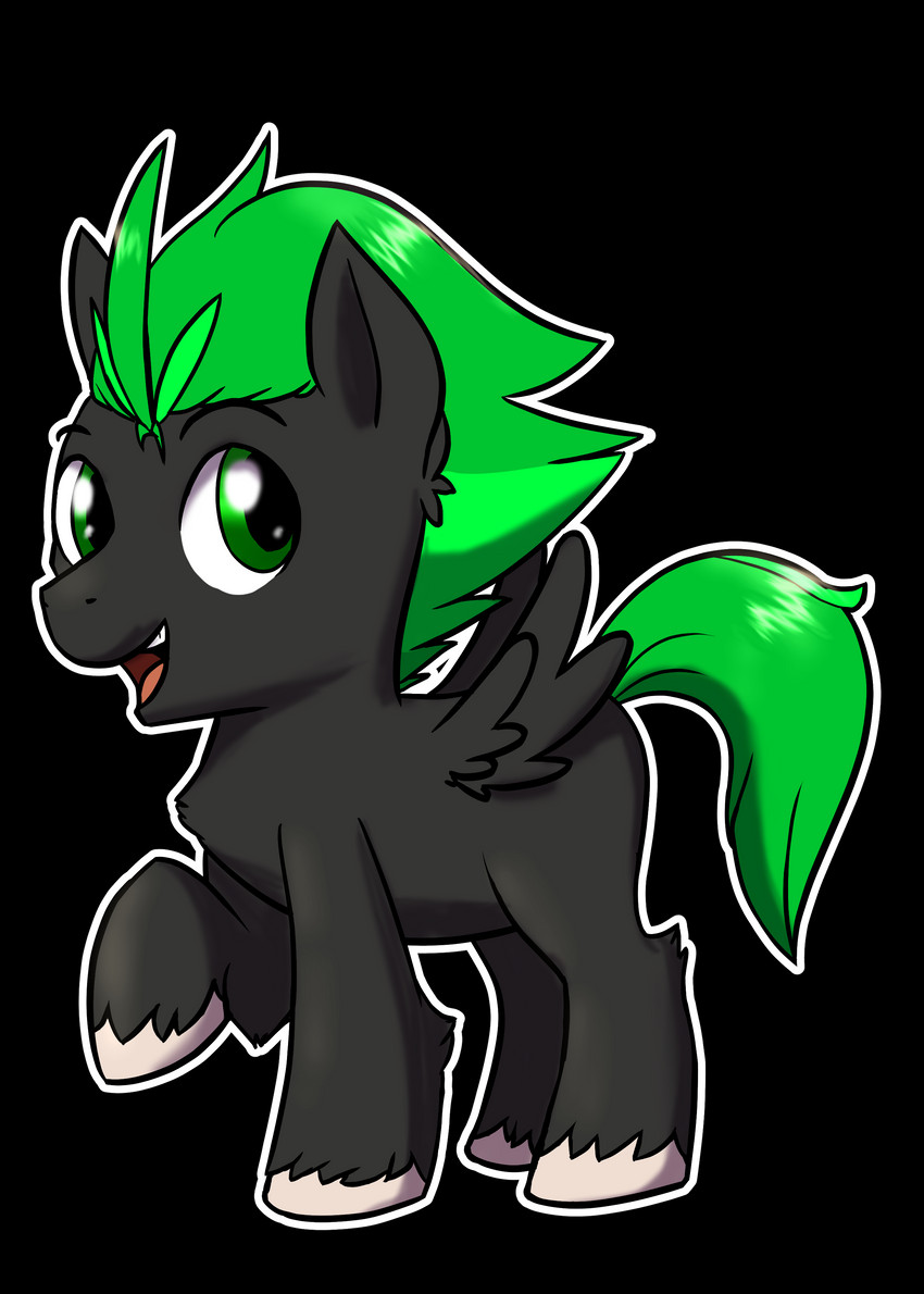 feral male runescript solo wings young young_feral young_male hasbro my_little_pony mythology dismaydream_(oc) equid equine mammal mythological_creature mythological_equine pegasus absurd_res alpha_channel hi_res