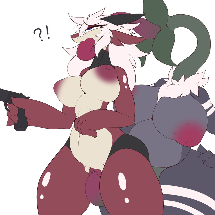 ?! ahegao anthro anthro_on_anthro areola big_breasts big_penis breasts butt chest_tuft clitoris countershading death duo erection female female_penetrated fluffy fur genitals gun gynomorph hair handgun holding_gun holding_object holding_ranged_weapon holding_weapon huge_breasts imminent_death intersex intersex/female intersex_penetrating intersex_penetrating_female looking_pleasured nipples nude oral oral_penetration parasite penetration penis plant prehensile_penis ranged_weapon red_body sex simple_background thick_thighs tongue tuft vaginal vaginal_penetration weapon white_body white_fur white_hair wide_hips zombification sepiruth mythology sate spinel_(sepiruth) avian dragon elemental_creature flora_fauna humanoid hybrid mammal monster monstrous_humanoid mythological_creature mythological_scalie scalie undead zombie 1:1 hi_res