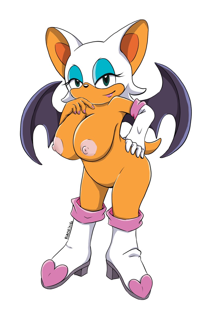 rouge the bat (sonic the hedgehog (series) and etc) created by naoring