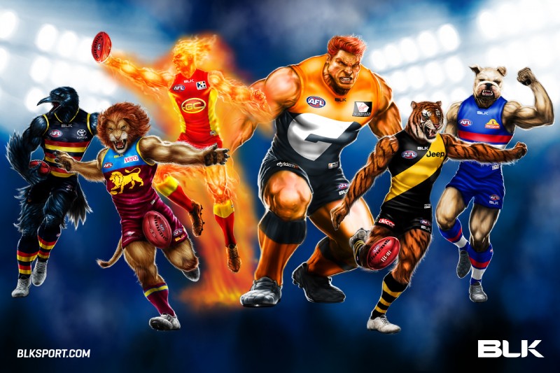 greater western sydney giants and etc created by unknown artist