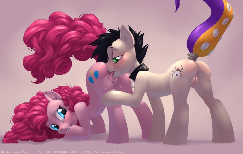 fan character, pinkie pie, and rotarr (friendship is magic and etc) created by wolfy-nail