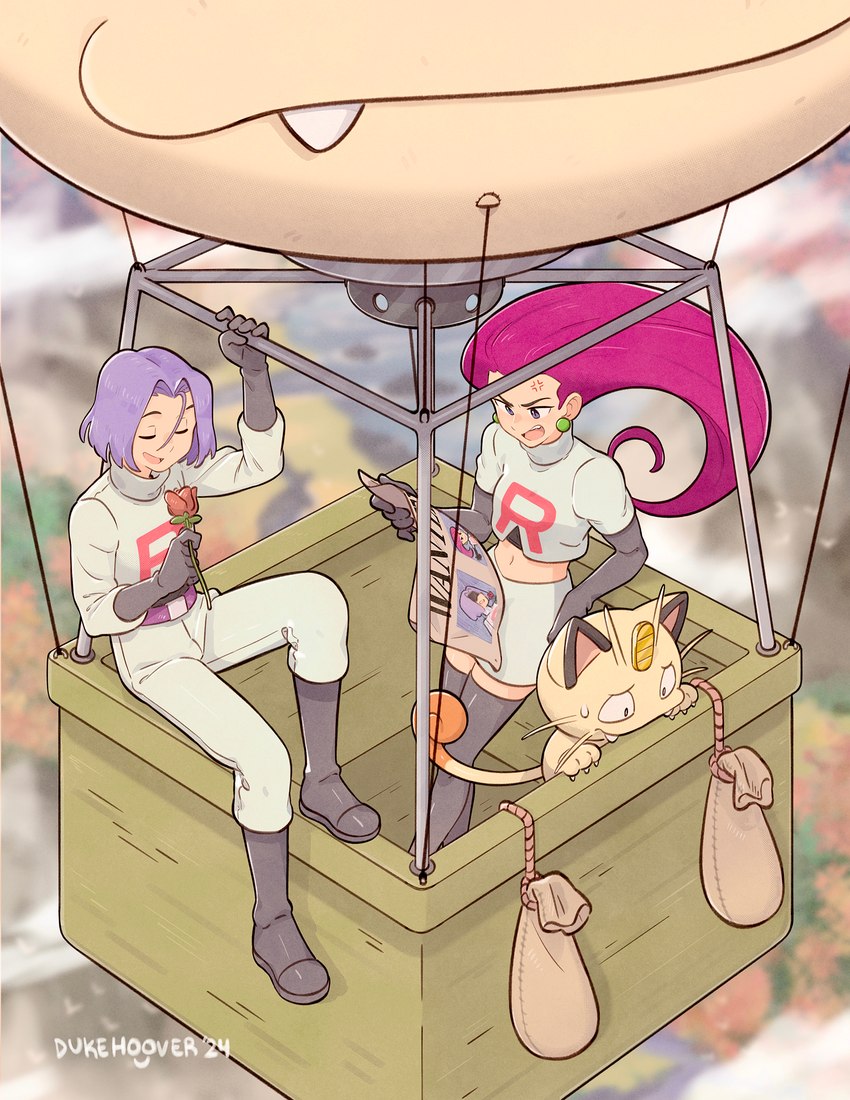 james and jessie (team rocket and etc) created by dukehooverart