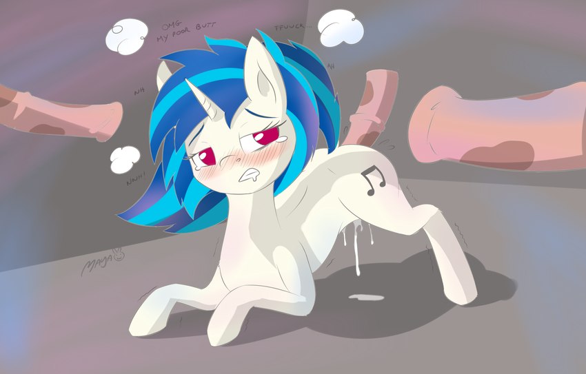 vinyl scratch (friendship is magic and etc) created by bunnybits