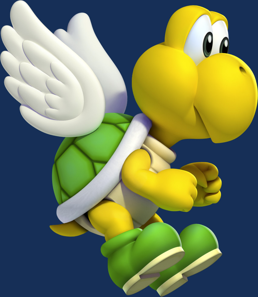 ambiguous_gender anthro boots clothing feathered_wings feathers fist footwear green_boots green_clothing green_footwear green_shell looking_to_right shell shoes simple_background solo tail transparent_background white_wings wings unknown_artist mario_bros new_super_mario_bros._u nintendo koopa koopa_paratroopa koopa_troopa reptile scalie tortoise turtle 3d_(artwork) alpha_channel digital_media_(artwork) full-length_portrait hi_res official_art portrait