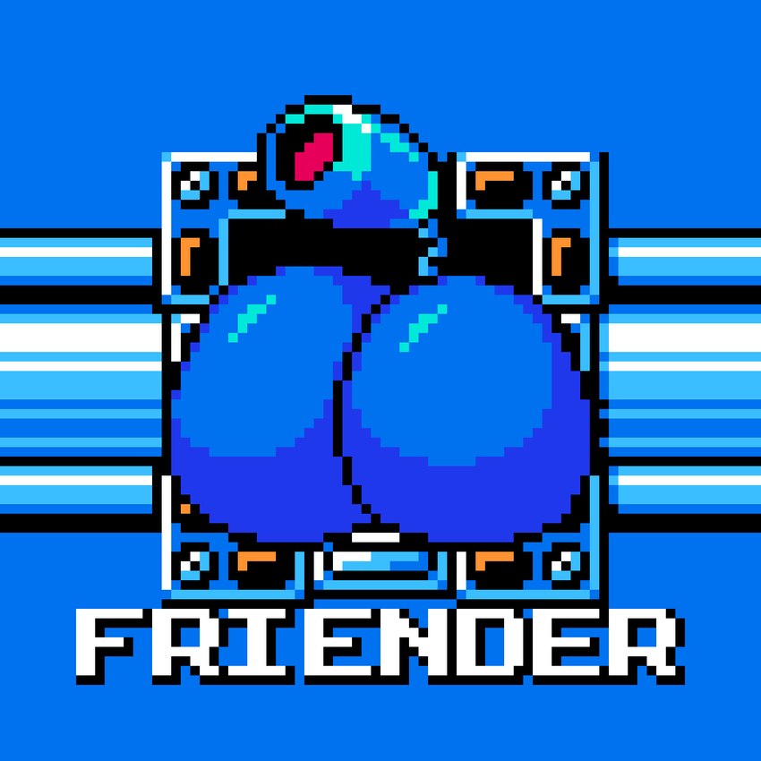 anthro big_butt butt female friender_(mega_man) machine parody pixels robotic solo tail volfenf capcom mega_man_(series) friender canid canine canis mammal robot robot_anthro wolf 1:1 colored digital_media_(artwork) hi_res pixel_(artwork) shaded