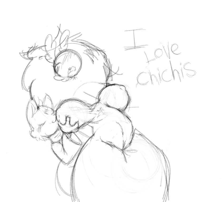 anthro big_breasts blush bodily_fluids breast_grab breast_play breast_suck breasts eyes_closed female female/female genital_fluids hand_on_breast mature_female nipple_fetish nipple_play nipple_suck sucking thick_thighs vaginal_fluids hoshi_kodomo fan_character padoru_(hoshikodomo) surudoi_(hoshikodomo) arthropod fox_spirit insect lepidopteran moth venezuelan_poodle_moth monochrome