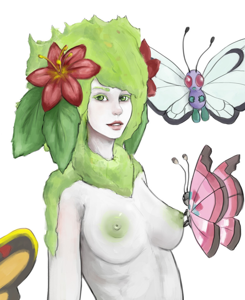 alternate_species breasts chest_tuft female feral flower flower_hair flying green_eyes green_hair group hair humanoid_face humanoidized leaf leaf_hair looking_at_viewer medium_breasts nipples plant plant_hair pokemorph pseudo_hair tuft white_body syvaron nintendo pokemon beautifly butterfree generation_1_pokemon generation_3_pokemon generation_4_pokemon generation_6_pokemon humanoid legendary_pokemon meadow_vivillon pokemon_(species) pokemon_humanoid shaymin sky_forme_shaymin vivillon hi_res