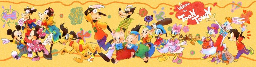 monterey jack, horace horsecollar, gadget hackwrench, clarice, scrooge mcduck, and etc (chip 'n dale rescue rangers and etc) created by natsu-nori