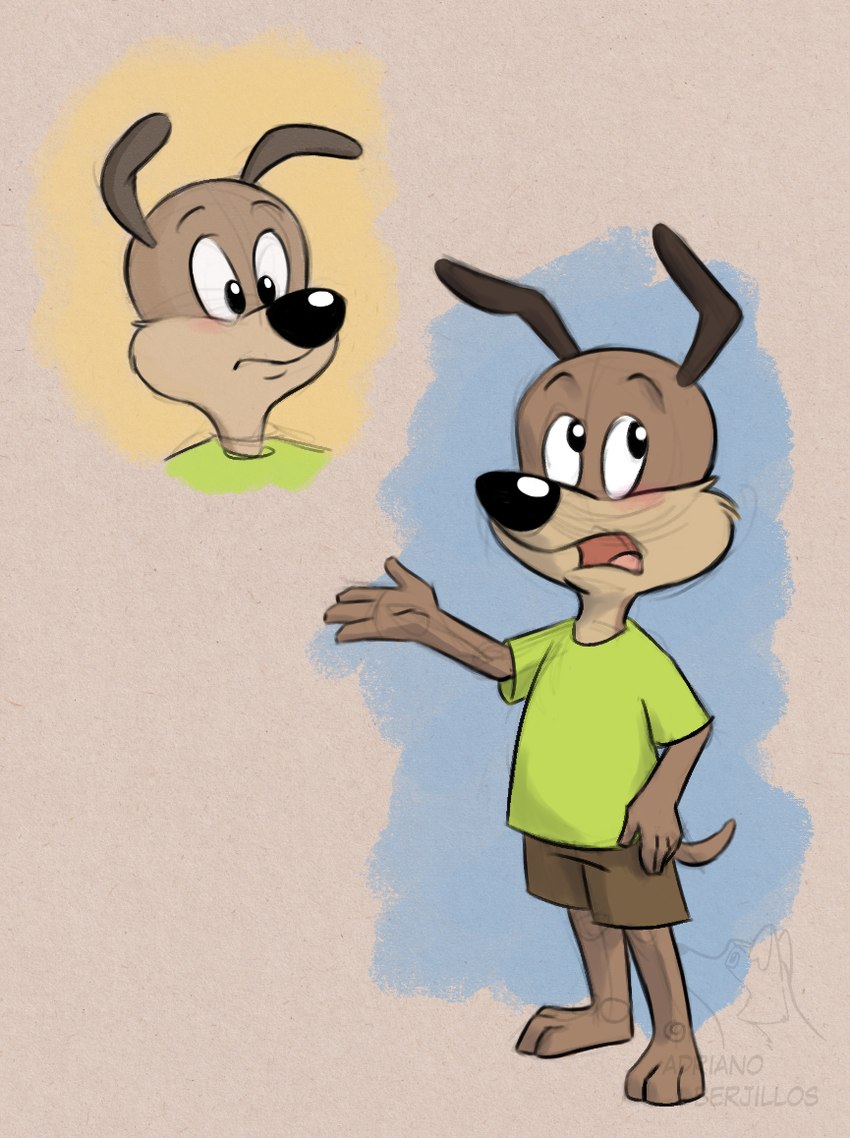 twin dogs (tiny toons looniversity and etc) created by adriano berjillos