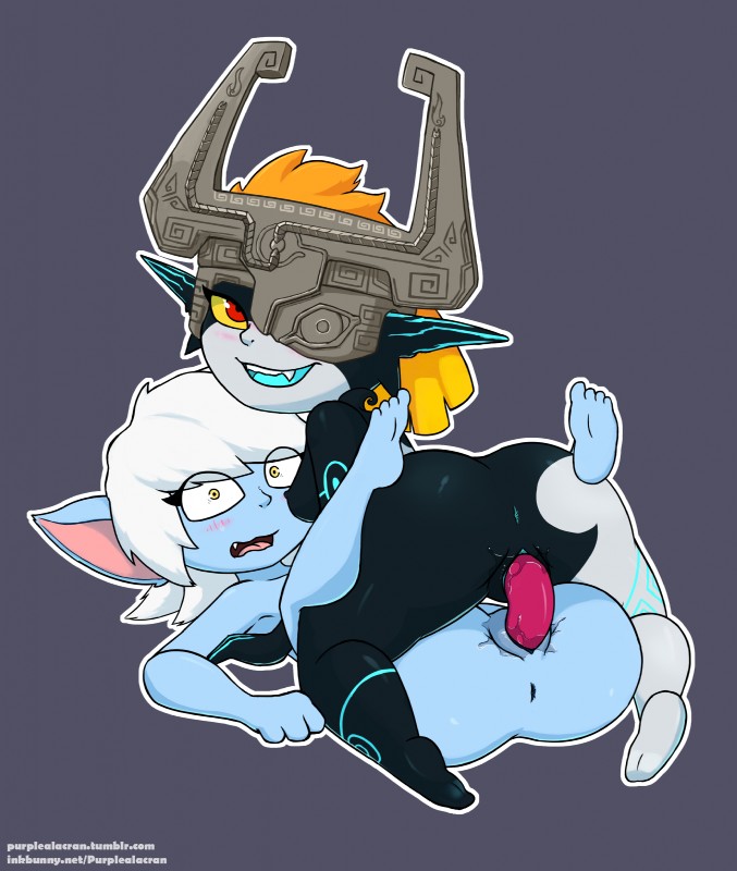 midna and tristana (the legend of zelda and etc) created by purplealacran