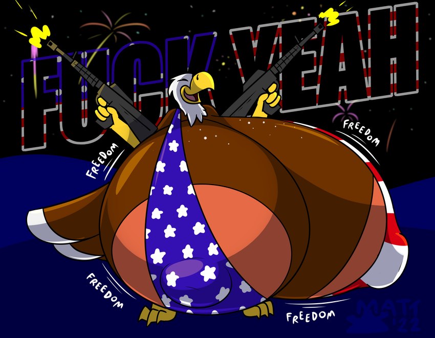 american_flag anthro beak big_breasts big_nipples bottomless bra bra_only breasts brown_body brown_feathers clothed clothing feathers feet female fireworks firing_weapon gun huge_breasts huge_nipples hyper hyper_breasts motion_lines nipple_outline nipples open_beak open_mouth ranged_weapon simple_background smile solo sound_effects tail tail_feathers talons text toes underwear underwear_only united_states_of_america weapon white_body white_feathers yellow_beak mattthetooncat american_eagle accipitrid accipitriform avian bald_eagle bird eagle sea_eagle 2022 absurd_res english_text hi_res signature