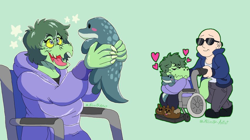 inco and olivia halford (i wani hug that gator and etc) created by artistfelicity