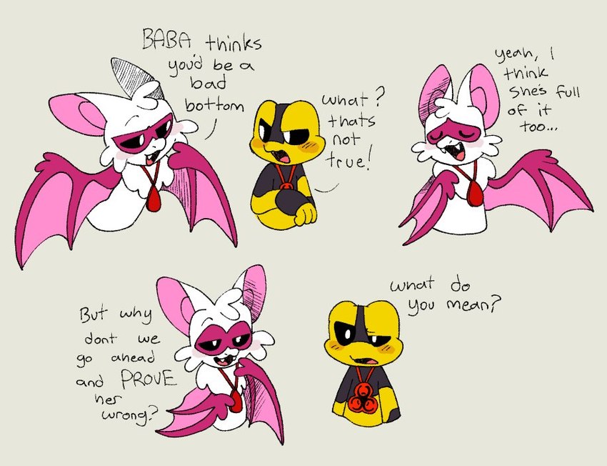 icky licky and rabie baby (nightmare critters and etc) created by pachi rizuu