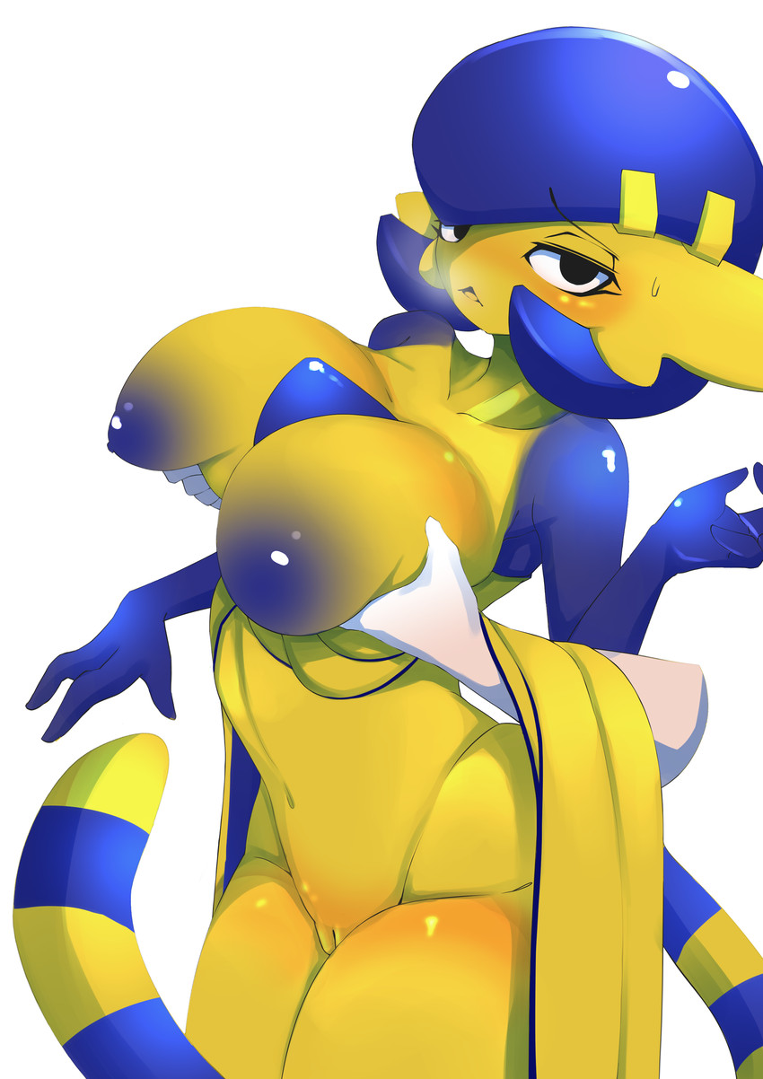 ankha and ankhavoir (animal crossing and etc) created by ashraely