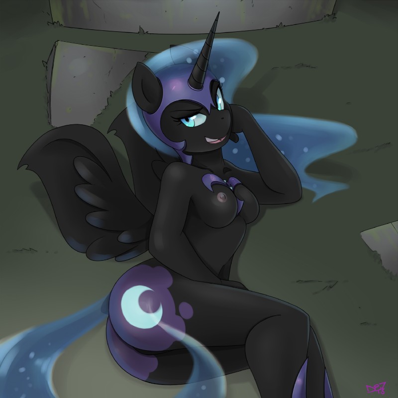 nightmare moon (friendship is magic and etc) created by devo87