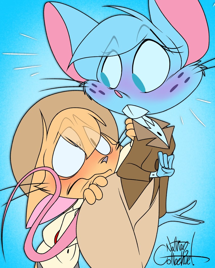 charles carbuckle and mia mouse created by silentjack