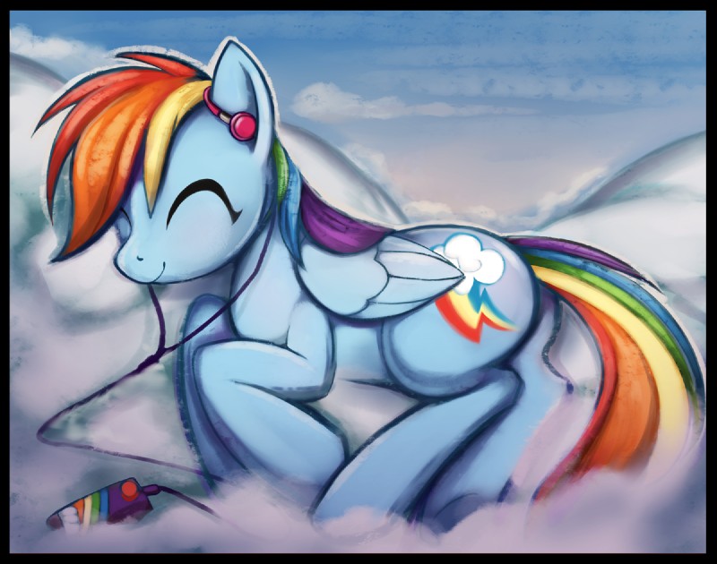rainbow dash (friendship is magic and etc) created by scappo