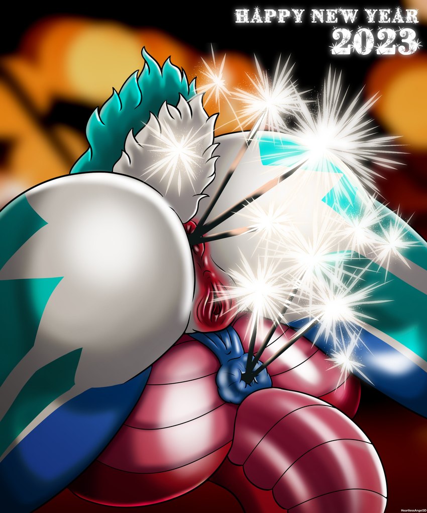 anthro anus butt butt_shot duo explosive_insertion female female/female firework_in_ass fireworks fur genitals holiday_message holidays object_in_ass puffy_anus pussy scales short_tail sparklers tail text heartlessangel3d mythology new_year dragon mythological_creature mythological_scalie scalie 2023 5:6 absurd_res english_text hi_res