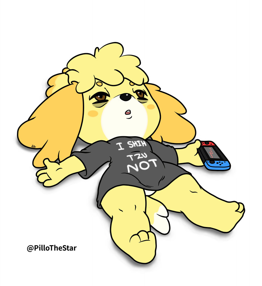 isabelle (animal crossing and etc) created by pillothestar