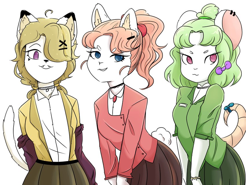 heather chandler, heather duke, and heather macnamara (heathers (musical)) created by nickylag