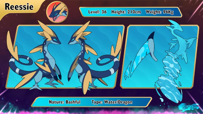 angry blue_eyes feral long_tail solo tail whirlpool blitzdrachin conditional_dnp fakemon mythology nintendo pokemon reessie dragon loch_ness_monster mythological_creature mythological_scalie scalie 16:9 digital_media_(artwork) full-length_portrait model_sheet portrait widescreen