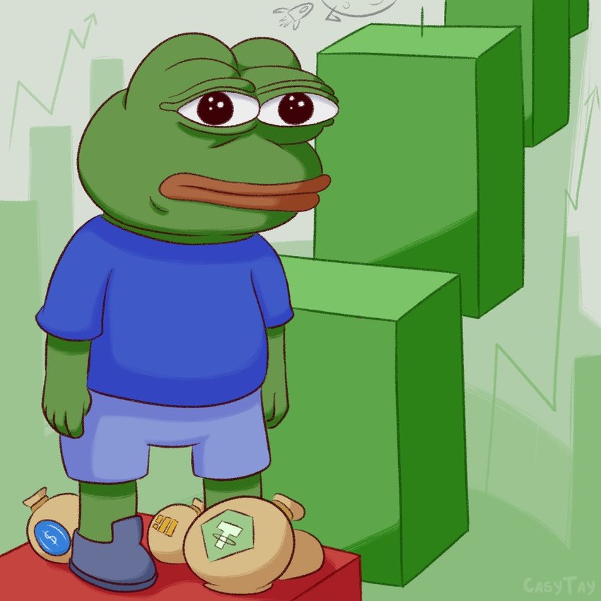 pepe the frog (bitcoin) created by casytay