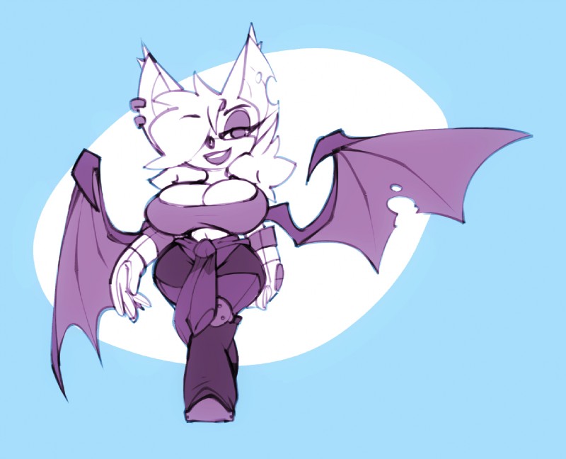 rouge the bat (sonic the hedgehog (series) and etc) created by bigdad