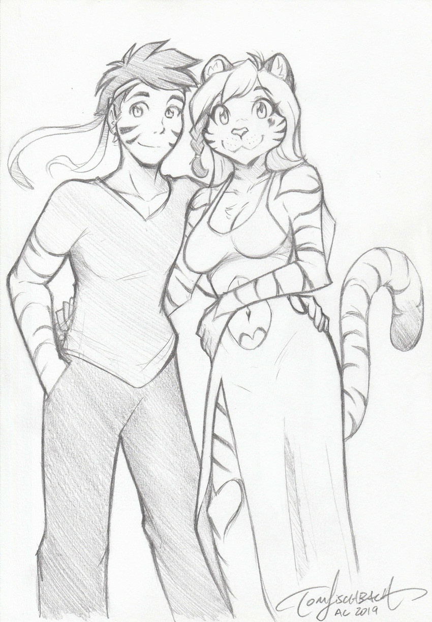 fan character, mark ilmarinen, and sapphire (twokinds) created by tom fischbach