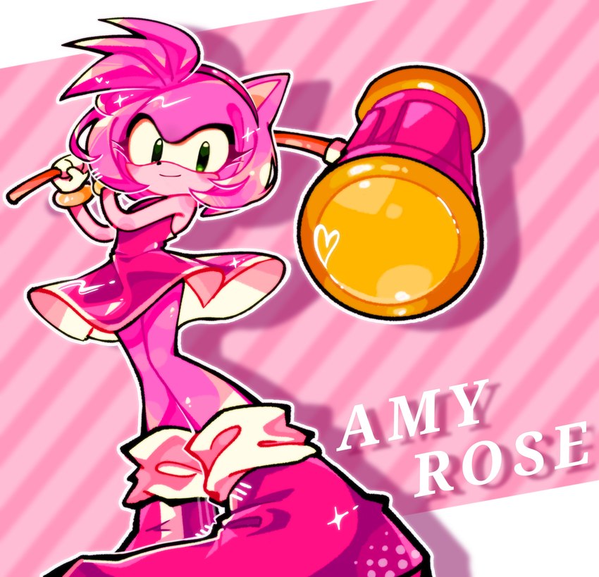amy rose (sonic the hedgehog (series) and etc) created by yaonhi