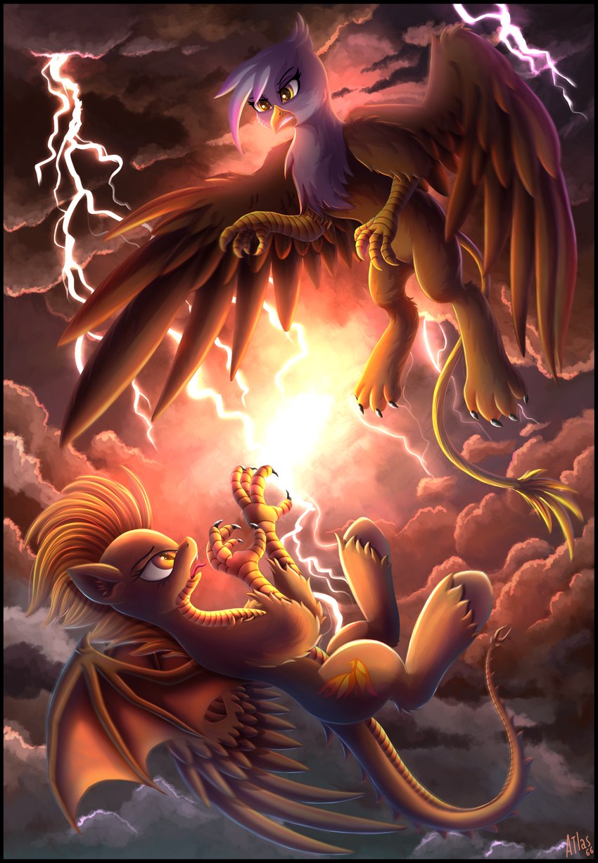 gilda, spitfire, and wonderbolts (friendship is magic and etc) created by atlas-66